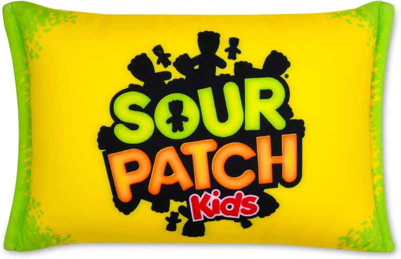 iscream Sour Patch Kids Package Photoreal Print 12" x 7" Microbead Mini Accent Pillow - Image 2